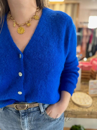 Gilet Jeanne • Bleu Roi TU