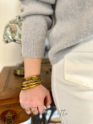 Gilet Jeanne • Gris clair TU