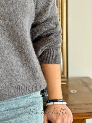 Gilet Jeanne • Gris foncé TU