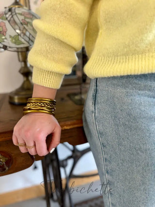 Gilet Jeanne • Jaune TU