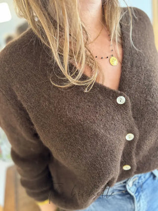 Gilet Jeanne • Marron TU