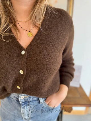 Gilet Jeanne • Marron TU