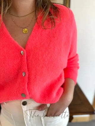 Gilet Jeanne • Orange pétant TU