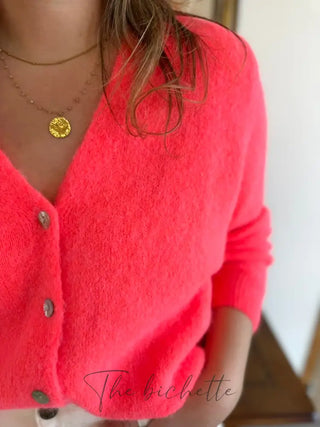 Gilet Jeanne • Orange pétant TU