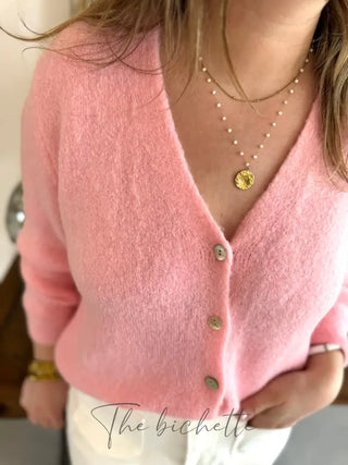 Gilet Jeanne • Rose TU