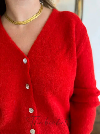 Gilet Jeanne • Rouge TU