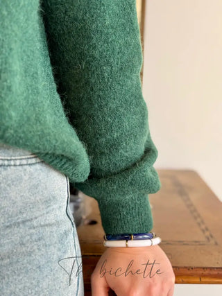 Gilet Jeanne • Vert forêt TU