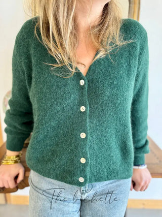 Gilet Jeanne • Vert forêt TU