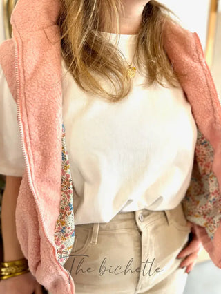 Gilet Lucas • Rose