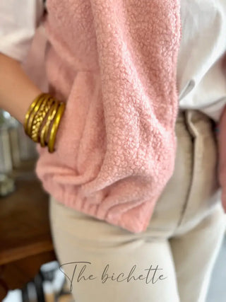 Gilet Lucas • Rose