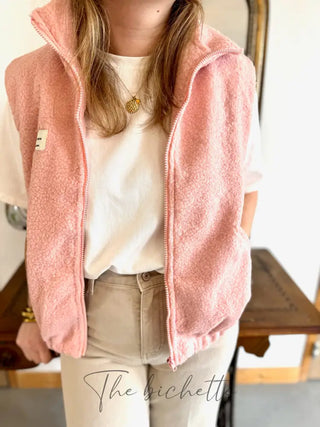 Gilet Lucas • Rose