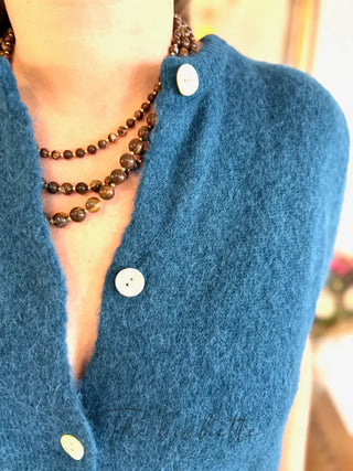 Gilet manches courtes Gabriel • Bleu Canard TU