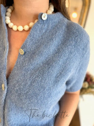 Gilet manches courtes Gabriel • Bleu Jean TU