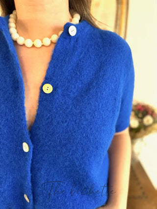 Gilet manches courtes Gabriel • Bleu Roi TU