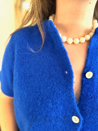 Gilet manches courtes Gabriel • Bleu Roi TU