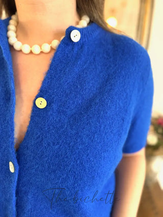 Gilet manches courtes Gabriel • Bleu Roi TU