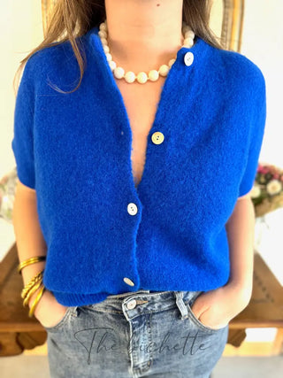 Gilet manches courtes Gabriel • Bleu Roi TU