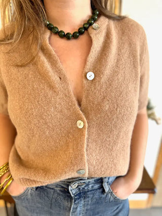 Gilet manches courtes Gabriel • Camel TU