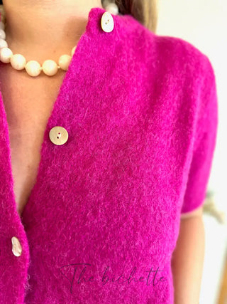 Gilet manches courtes Gabriel • Framboise TU