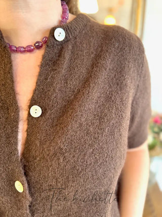 Gilet manches courtes Gabriel • Marron TU