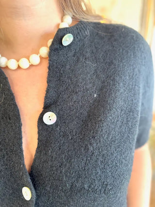 Gilet manches courtes Gabriel • Noir TU