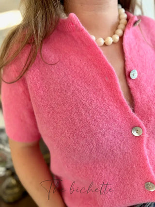 Gilet manches courtes Gabriel • Rose TU