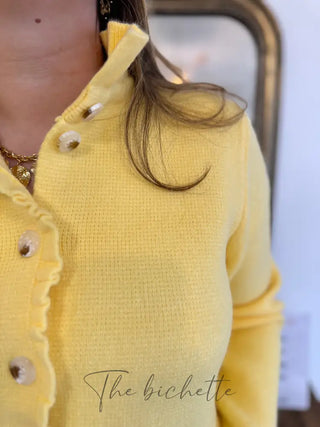 Gilet Marguerite • Jaune