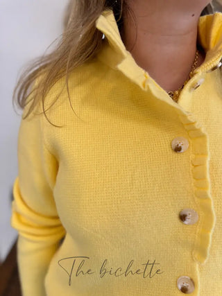 Gilet Marguerite • Jaune