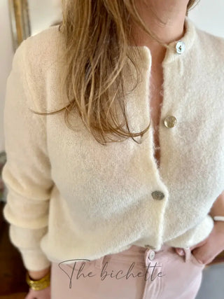 Gilet Mathilde • Blanc TU