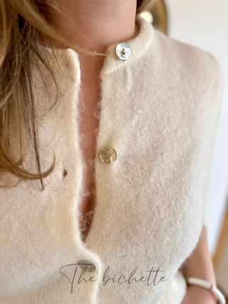 Gilet Mathilde • Blanc TU