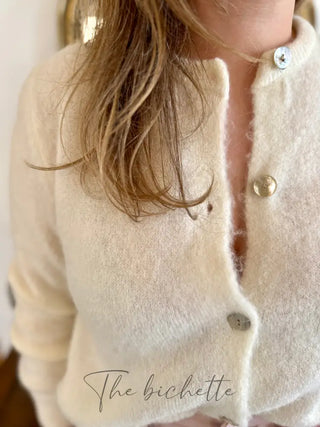 Gilet Mathilde • Blanc TU