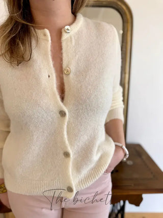 Gilet Mathilde • Blanc TU