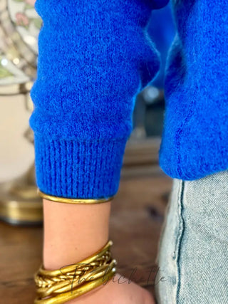 Gilet Mathilde • Bleu électrique TU