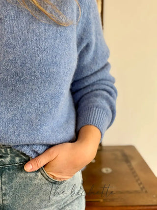 Gilet Mathilde • Bleu jean TU