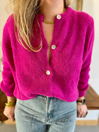 Gilet Mathilde • Framboise TU