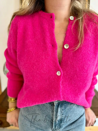 Gilet Mathilde • Fushia TU