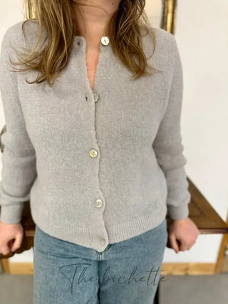 Gilet Mathilde • Gris clair TU