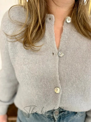 Gilet Mathilde • Gris clair TU