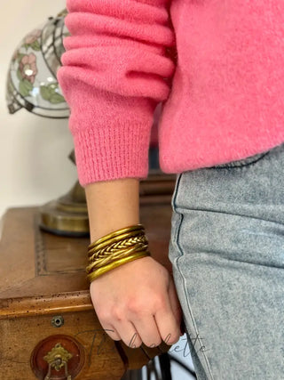 Gilet Mathilde • Rose bonbon TU