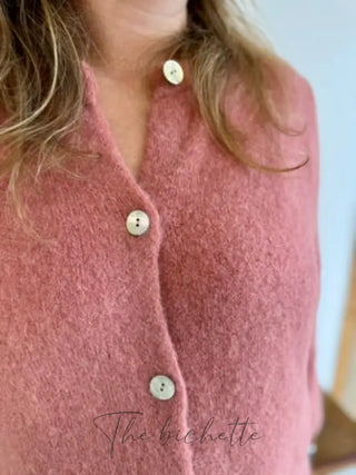 Gilet Mathilde • Rose gingembre TU