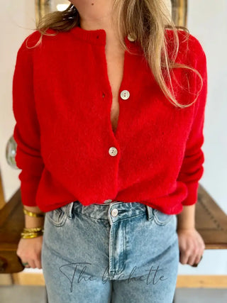 Gilet Mathilde • Rouge TU