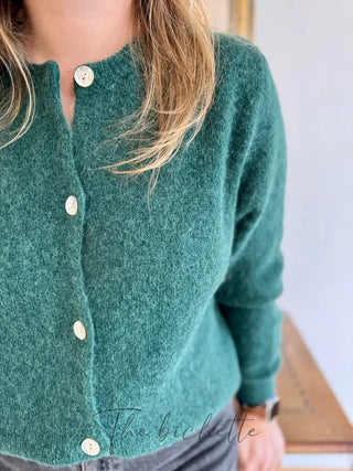 Gilet Mathilde • Vert forêt TU