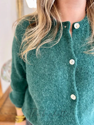 Gilet Mathilde • Vert forêt TU