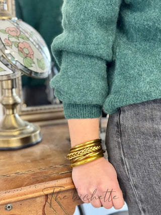 Gilet Mathilde • Vert forêt TU