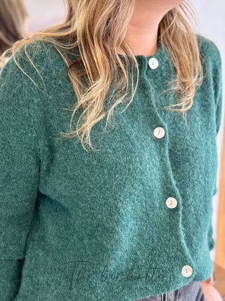 Gilet Mathilde • Vert forêt TU