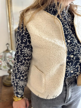 Gilet Mélina • Ecru