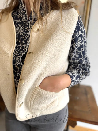 Gilet Mélina • Ecru