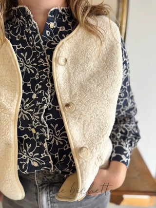 Gilet Mélina • Ecru