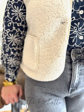 Gilet Mélina • Ecru