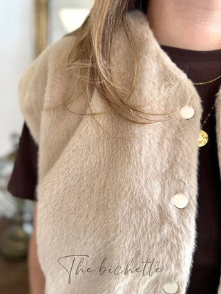 Gilet Nelly • Beige